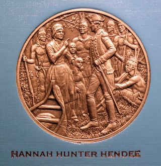 Dar Great Women Of The American Revolution Medal - Hannah Hunter Hendee photo