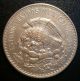 1947 Mexico Silver 1 Peso Coin.  Morelos Design. Mexico photo 1