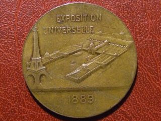Inauguration Eiffel Tower 1889 Universal Exposition Paris Medal By OudinÉ photo