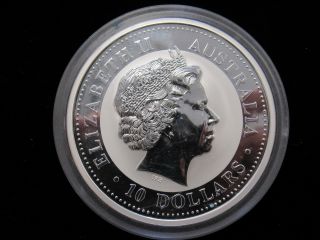 2004 Australia $10.  00 10oz.  Kookaburra Proof Coin (7712 - World - Oss) photo