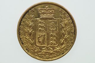 1871 Sydney Gold Full Sovereign Shield Reverse In Very Fine photo