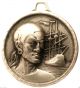 The Pirate & Ship - Saint Malo City Of Pirates - Splendid Vintage Medal Pendant Exonumia photo 1