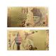 Colored 2 Ringgit Paper Bill Malaysia Banknote Plated With 999 24k Gold Asia photo 2