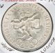 1968 Mexico 25 Peso Olympic Silver Bright White & Luster Gem Bu Km 479 Mexico photo 2