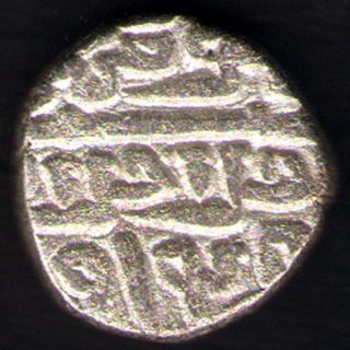 India Jaunpur Sultan (ah 863 - 884/ Ad 1458 - 1479) ’husain Shah ' Silver Billon Tanka photo