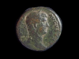 Ae As Of Roman Emperor Hadrian,  Roma Reverse Cc6137 photo
