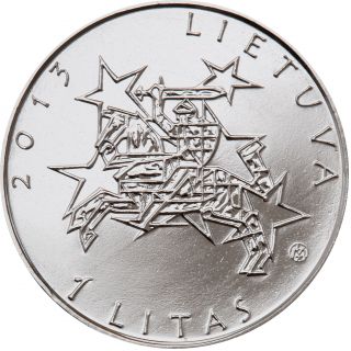 Lithuania Coin 1 Litas 2013 