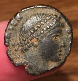 364 - 375 Ad.  Roman Empire Valentinian I Ae 3 - Antioch - Extremely Fine photo