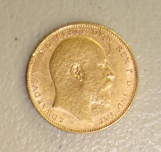 1904 British Gold Sovereign Xf,  7.  98 Grams.  9167 Fine photo