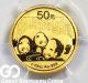 2013 Pcgs Chinese Gold Panda,  1/10 Oz.  999 Fine Gold,  50 Yuan,  Pcgs Ms 69 Gold photo 1