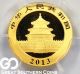2013 Pcgs Chinese Gold Panda,  1/10 Oz.  999 Fine Gold,  50 Yuan,  Pcgs Ms 69 Gold photo 2