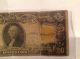 1922 $20 Twenty Dollars Large Gold Certificate Currency Note Large Size Notes photo 3