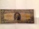 1922 $20 Twenty Dollars Large Gold Certificate Currency Note Large Size Notes photo 4