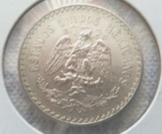 1923 Mexico One Peso Silver Coin photo