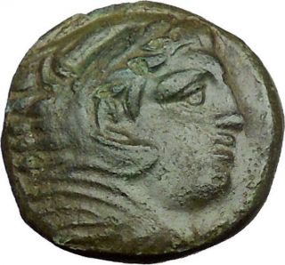 Alexander Iii The Great 336bc Ancient Greek Coin Hercules Bow Club I34173 photo
