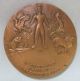 Vintage Bronze 1970 L ' Artisanat Francais Reconnaissant Medal,  2 5/8 Inch Exonumia photo 1