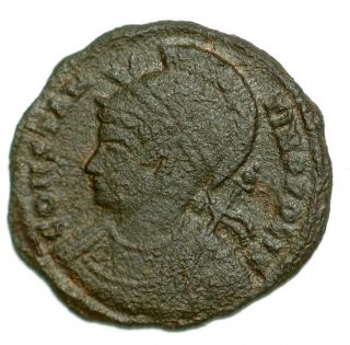 Roman Bronze Coin Follis Commemorative Series Constantinople Unknown photo