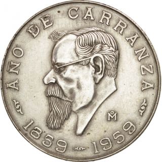 [ 79234] Mexico,  5 Pesos,  1959,  Mexico City,  Silver,  Km:471 photo