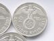 3x German Rm Coin 2 Mark Reichsmark 1937 - 1939 A Silver Swastika Third Reich Ww2 Germany photo 2