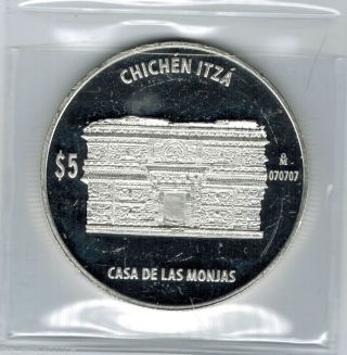 2011 1 Oz Silver Proof Coin Mexico Casa De Las Monja Like Libertad The Nunnery photo