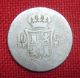 Rare 1880 Spain Philippines 10 Centimos Silver Coin Philippines photo 1