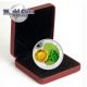 2014 1 Oz.  9999 Fine Silver Canada $20 Murano Venetian Glass 3d Frog Proof Coin Africa photo 3