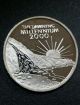 2000 ☆silver For The Millennium 1 Troy Oz.  999 Silver Round Coin Enameled Silver photo 3