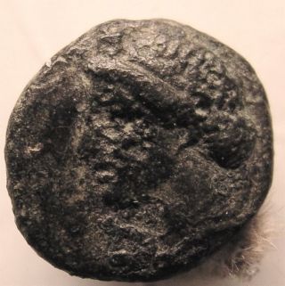 Ancient Greek Coin/cilicia/tarsos/zeus/club/oak Wreath/nike/scepter photo