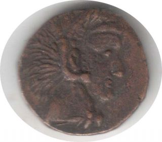 Indo - Greek Alexander The Great 356 B.  C - 323 B.  C Copper Coin 11.  46g Very Rare photo