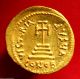 Heraclius Constantine Gold Solidus Cross Potent Byzantine Empire Coin Coins: Ancient photo 2