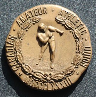 Canadian Amateur Athletic Union Bronze Medal 1883 - Running photo