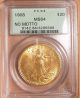 1908 No Motto St Gaudens $20 Gold,  Pcgs Graded Ms64,  Lustrous,  Old Green Label Gold photo 2