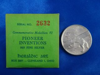 Heraldic Art Medal So - Called Half Dollar 50c Pioneer Inventions H5 photo