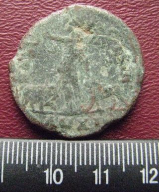 U - Id Authentic Ancient Roman Coin Large Viminacium As Roman Coin 13140 photo
