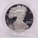 1986 Silver American Eagle 1 Oz.  999 Proof Coin W/ Box & Coins photo 1