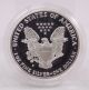1986 Silver American Eagle 1 Oz.  999 Proof Coin W/ Box & Coins photo 2