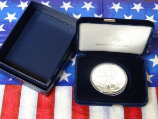 1986 U S Unc American Silver Eagle Dollar photo