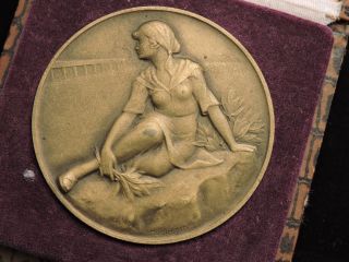 1929 Bellinzona Shooting Festival Bronze Medal By Huguenin Freres & Co - Swiss photo