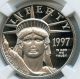 Incredible Ngc Pf69 1997 W Proof 1/2 Oz $50 Platinum American Eagle Au2211 Platinum photo 1