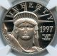 Incredible Ngc Pf70 1997 W Proof 1oz $100 Platinum American Eagle Au2209 Platinum photo 1