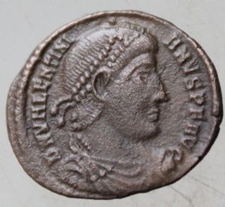 L6 Valentinianus I Ae Follis Rs Securitas Publica Victoria 2.  4g Mzst Sis photo