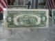 Circulated Series 1953 Two Dollar Bill In Plastic Holder Silver photo 1