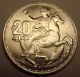 Greece Silver Coin 20 Drachmas 1960 (gem Bu) Scarse Europe photo 1