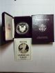 1988 S American Silver Eagle Proof 1 Oz.  Coin With U.  S.  & Silver photo 1