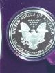 1988 S American Silver Eagle Proof 1 Oz.  Coin With U.  S.  & Silver photo 5