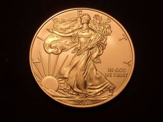 One Ounce Of Silver 2011 U.  S.  Silver Eagle Brilliant Uncirculated (1) photo