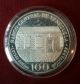A Pair (2) Venezuela 100 Bolivares 200th Birth Of Simon Bolivar Silver 900. Coins: World photo 2