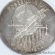 1971 999 Fine Silver Sioux Nation Maza - Ska Rosebud Wounded Knee Indian Coin Exonumia photo 5