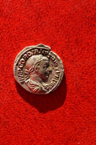 Roman Imperia Denarius Of Gordian Iii 238 - 244 Ad photo