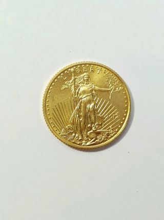 2012 $5 American Eagle Fine Gold Coin 1/10 Troy Ounce Oz. photo